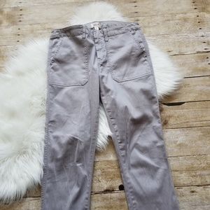 J. Crew Women's Gray Pants - Cargo Look - Sz 28